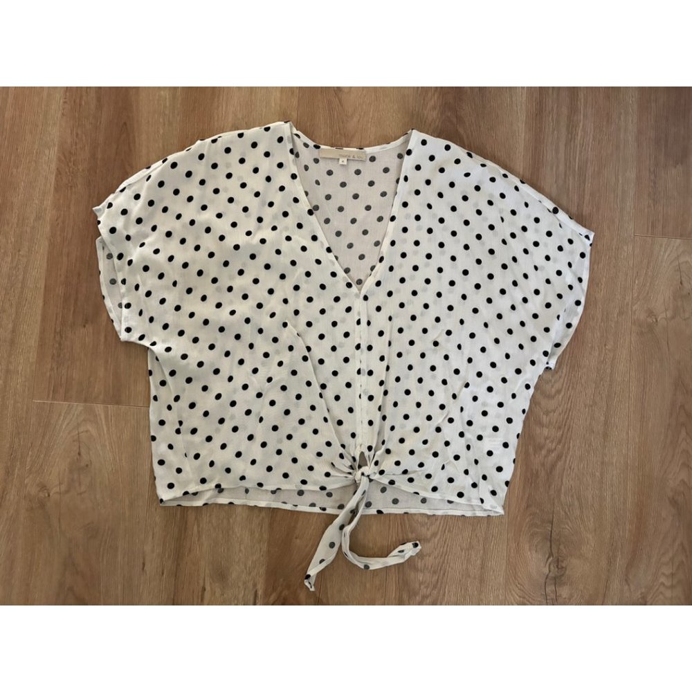 Monk & Lou Polk Dotted Top